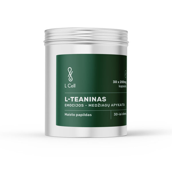L CELL L-Teanina (kapsułki 200 mg, 30 szt.)