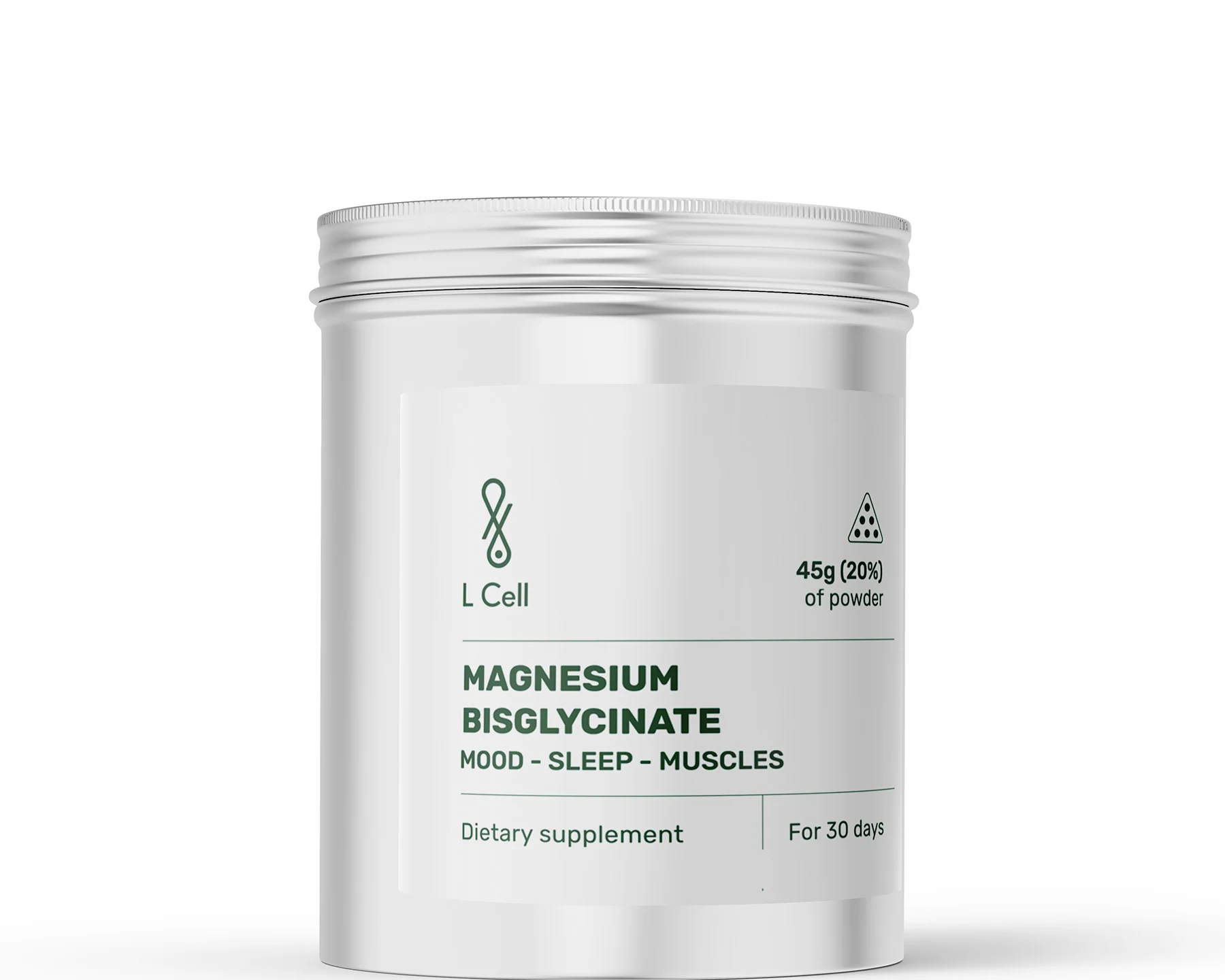 L-CELL Magnesium Bisglycinate (powder 45 g)