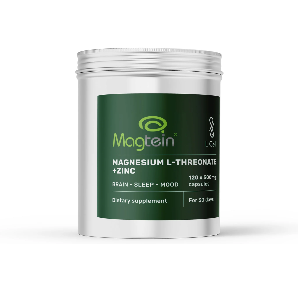 L-CELL L-Treonian magnezu 120 kapsułek – 2000 mg Magtein®