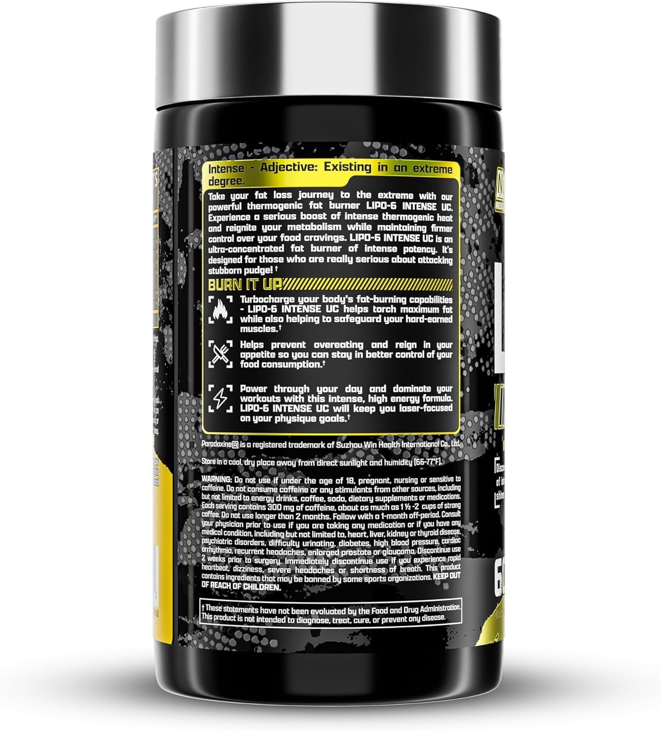 LIPO-6 BLACK INTENSE Ultra Concentrate vartojimas