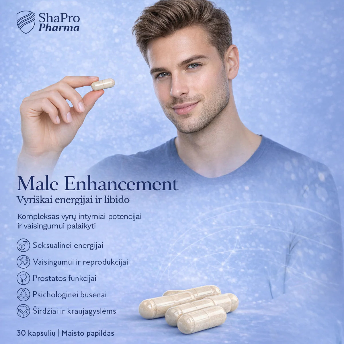 Shapropharma Male Enhancement 30 kapsułek