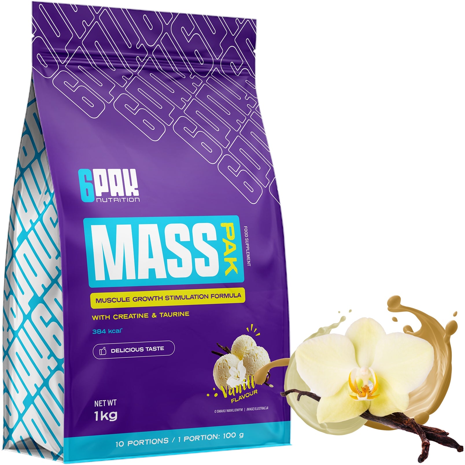 6PAK Nutrition MASS PAK – 1000 g