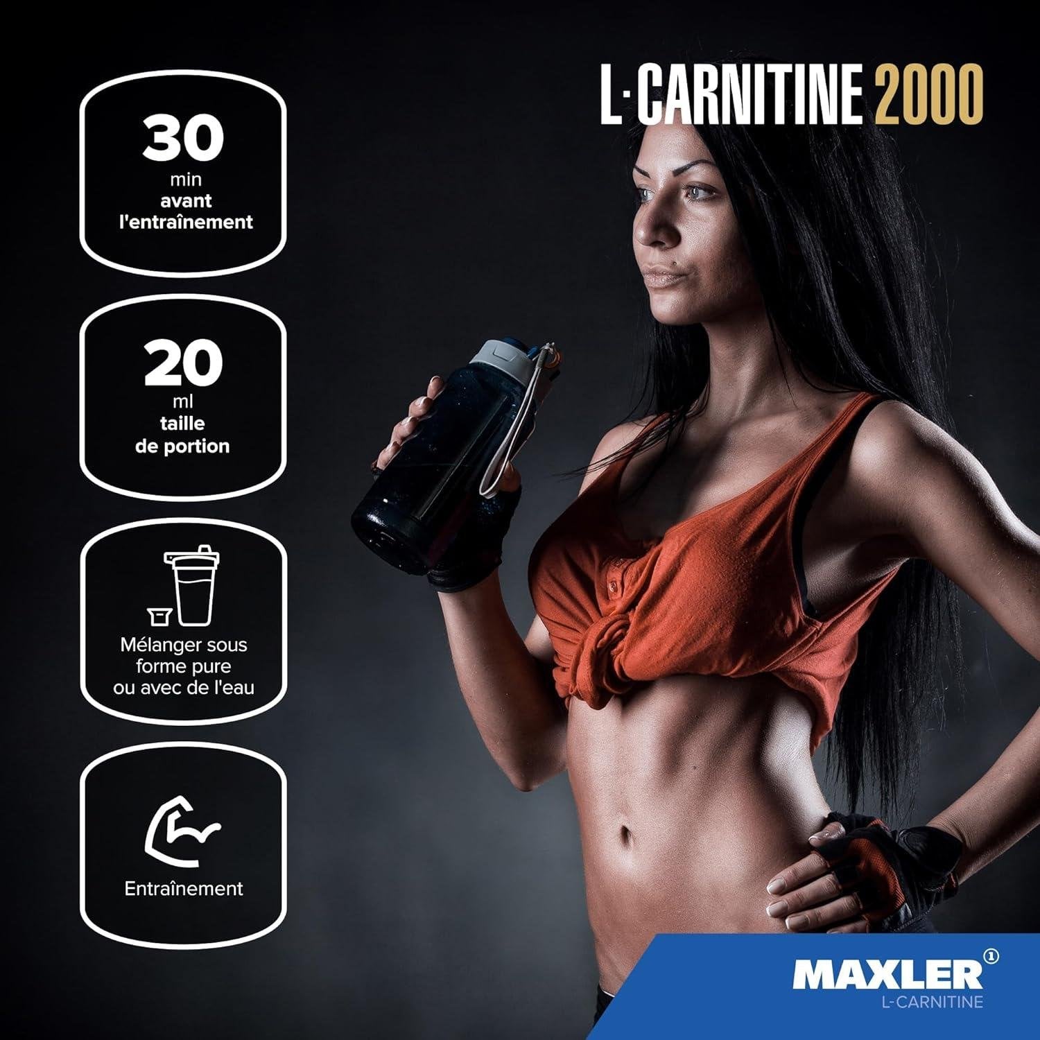 Maxler L-Carnitine 2000 1000ml banner girl