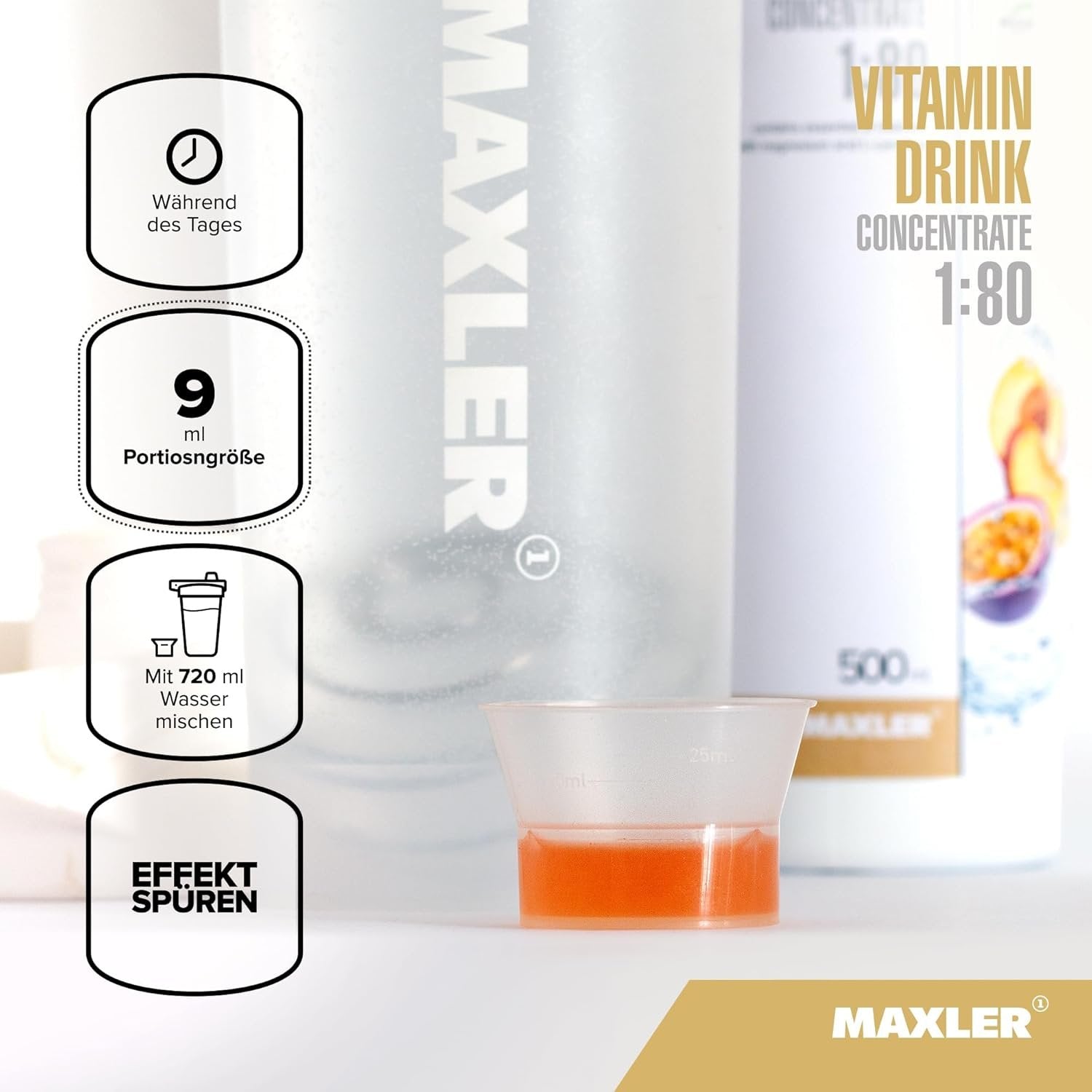Maxler Vitamin Drink Concentrate 500ml facts