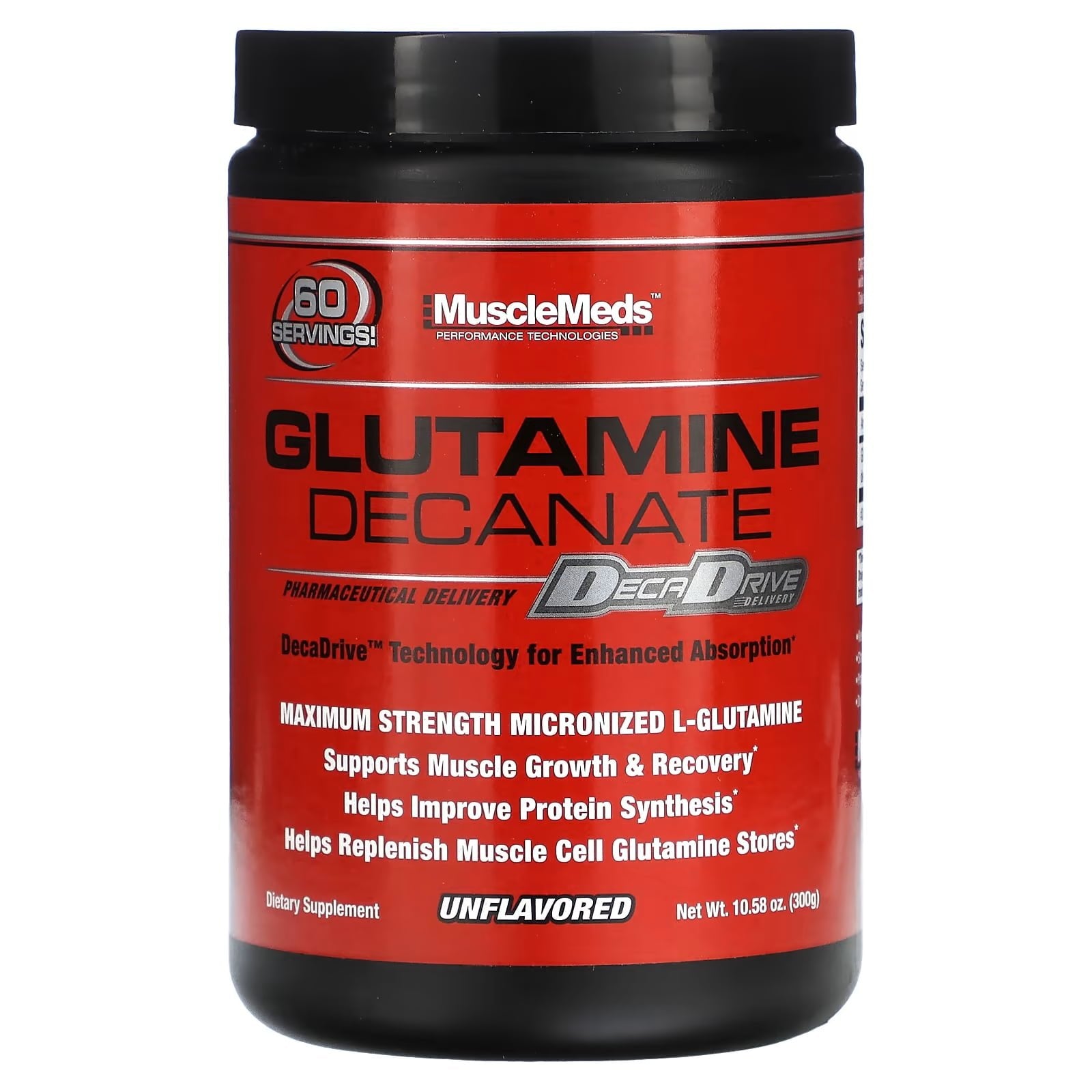 Price of MuscleMeds Glutamine Decanate Unflavored 300g