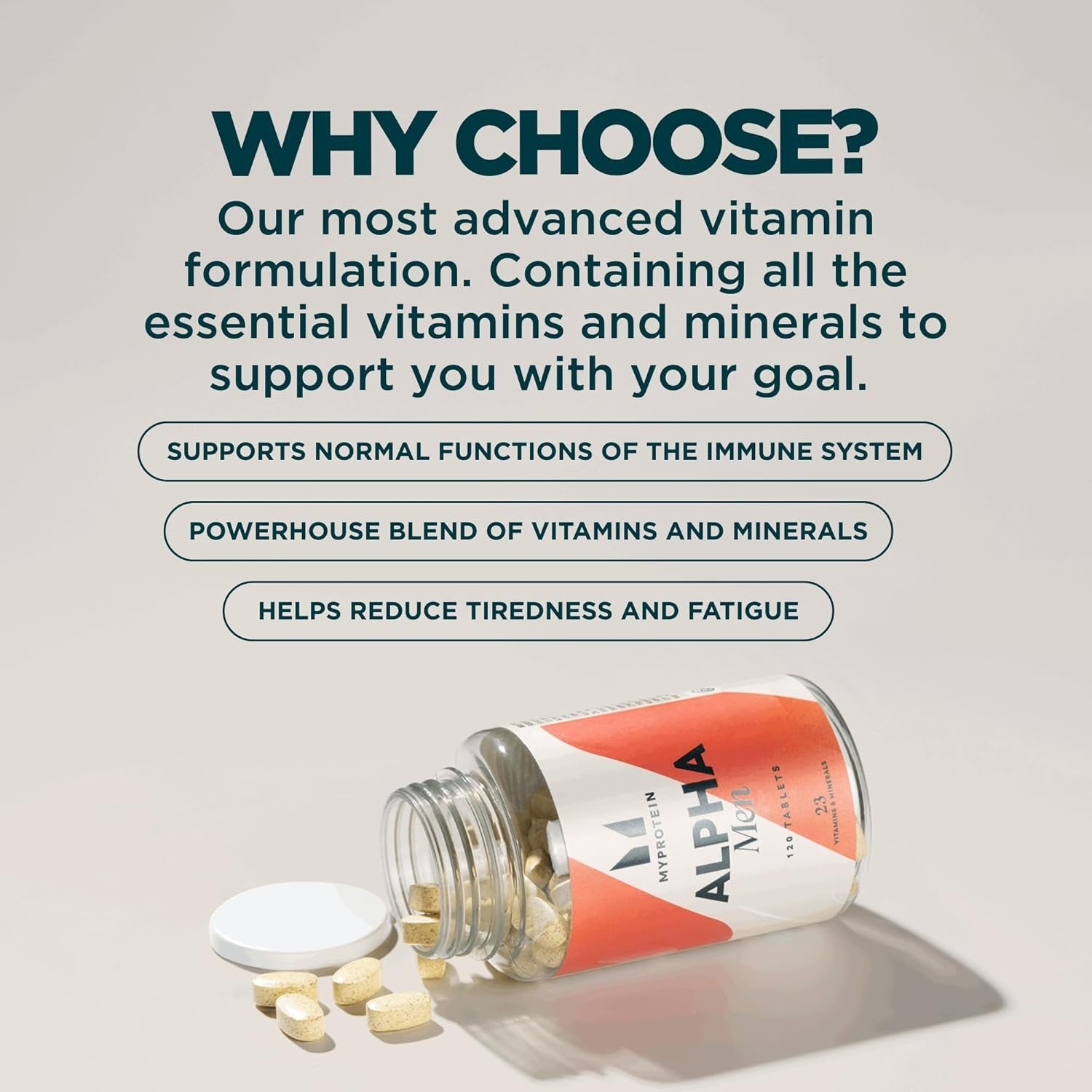 Myprotein Alpha Men 240 Tablets baneris