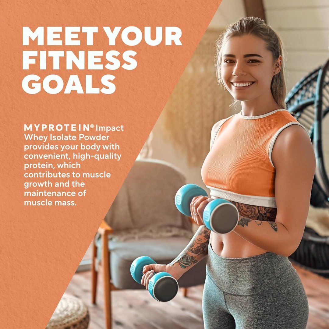 Myprotein Impact Whey Isolate 1kg goals