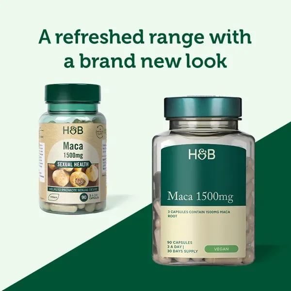 Holland & Barrett MACA 1500 mg, 90 kapsułek