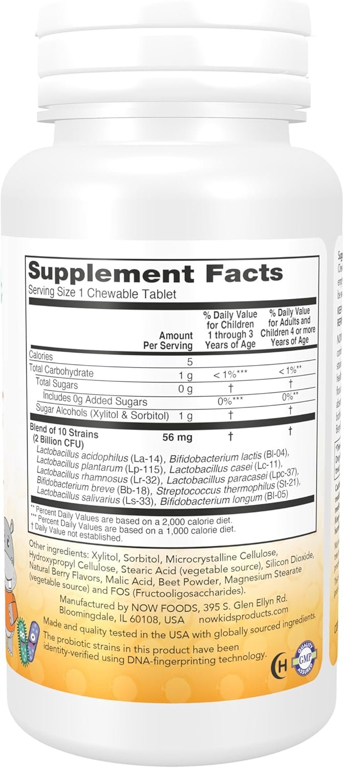 NOW Foods BerryDophilus sudetis