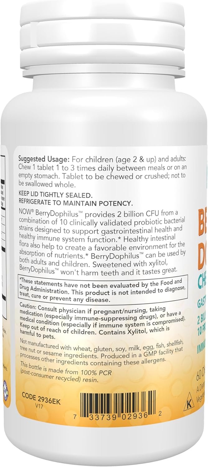 Using NOW Foods BerryDophilus