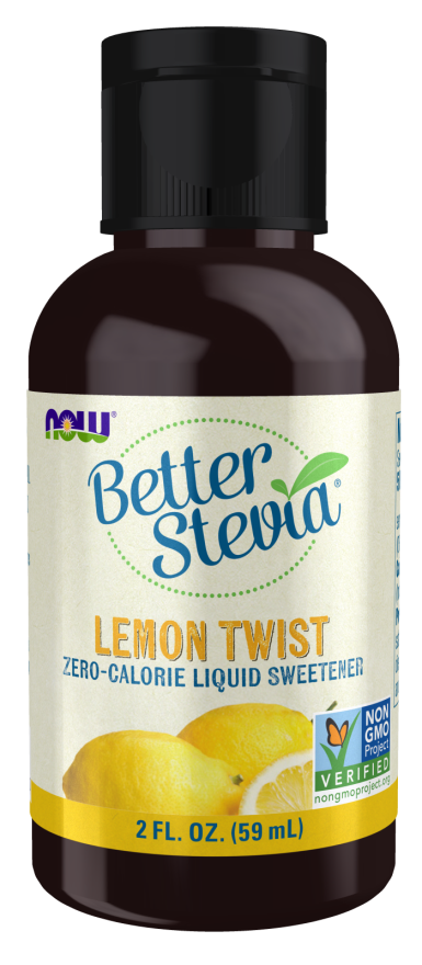 Now FOODS BetterStevia Liquid 59ml lemon