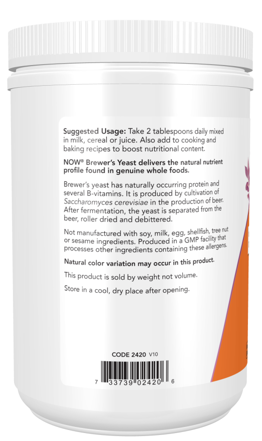 Usage of NOW Foods Brewer's Yeast - Powder - 454 grams
