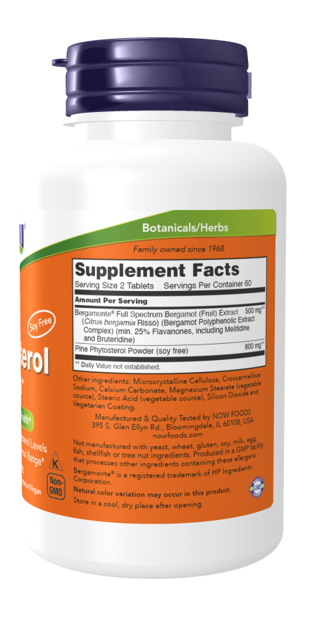 Composition of NOW Foods Cholesterol Pro - 120 tablets