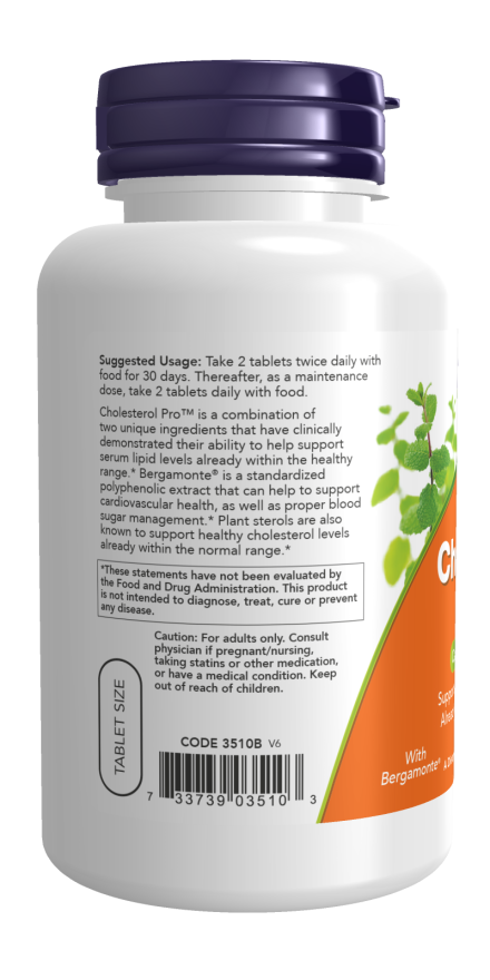 Usage of NOW Foods Cholesterol Pro - 120 tablets