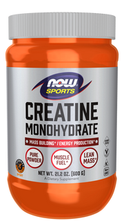 NOW Foods Creatine Monohydrate, Pure Powder - 600 grams kaina