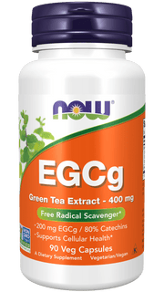 NOW Foods EGCg Green Tea Extract 400mg 90 vcaps kaina