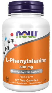 NOW FOODS L-Phenylalanine 500 mg Veg Capsules kaina