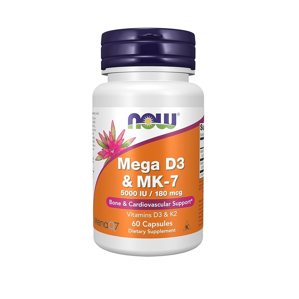 Now Foods Mega D-3 and MK-7 60 capsules