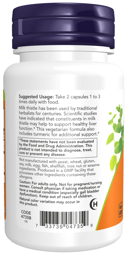 Usage of NOW Foods Silymarin with Turmeric 150mg 60vcaps