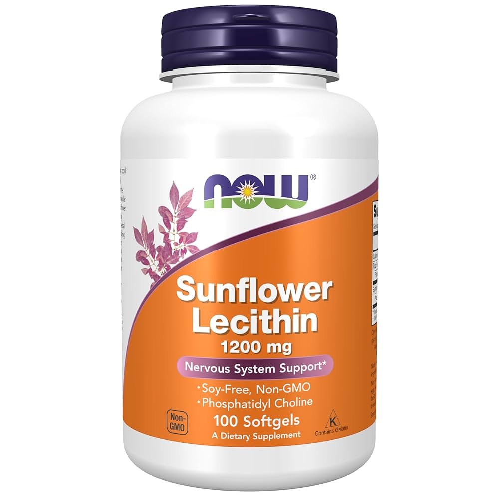 NOW Foods Sunflower Lecithin 1200mg 100 softgels price