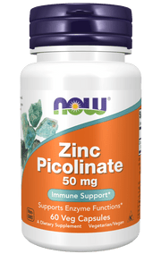 NOW Foods Zinc Picolinate 50mg 60vcaps
