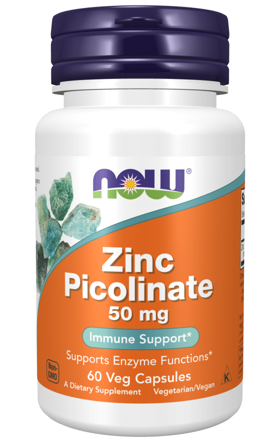 NOW Foods Zinc Picolinate 50mg 60vcaps