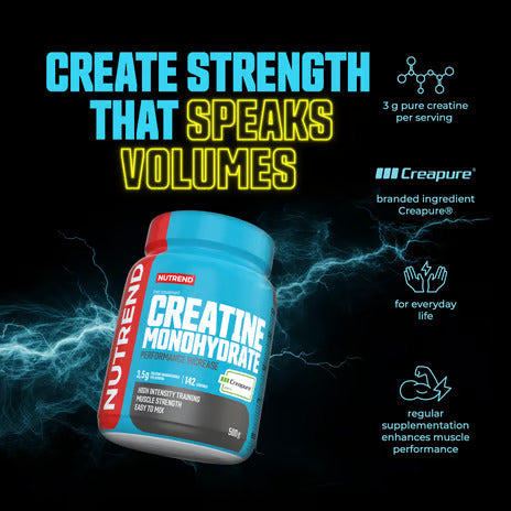 Nutrend monohydrat kreatyny Creapure® – 500 grams