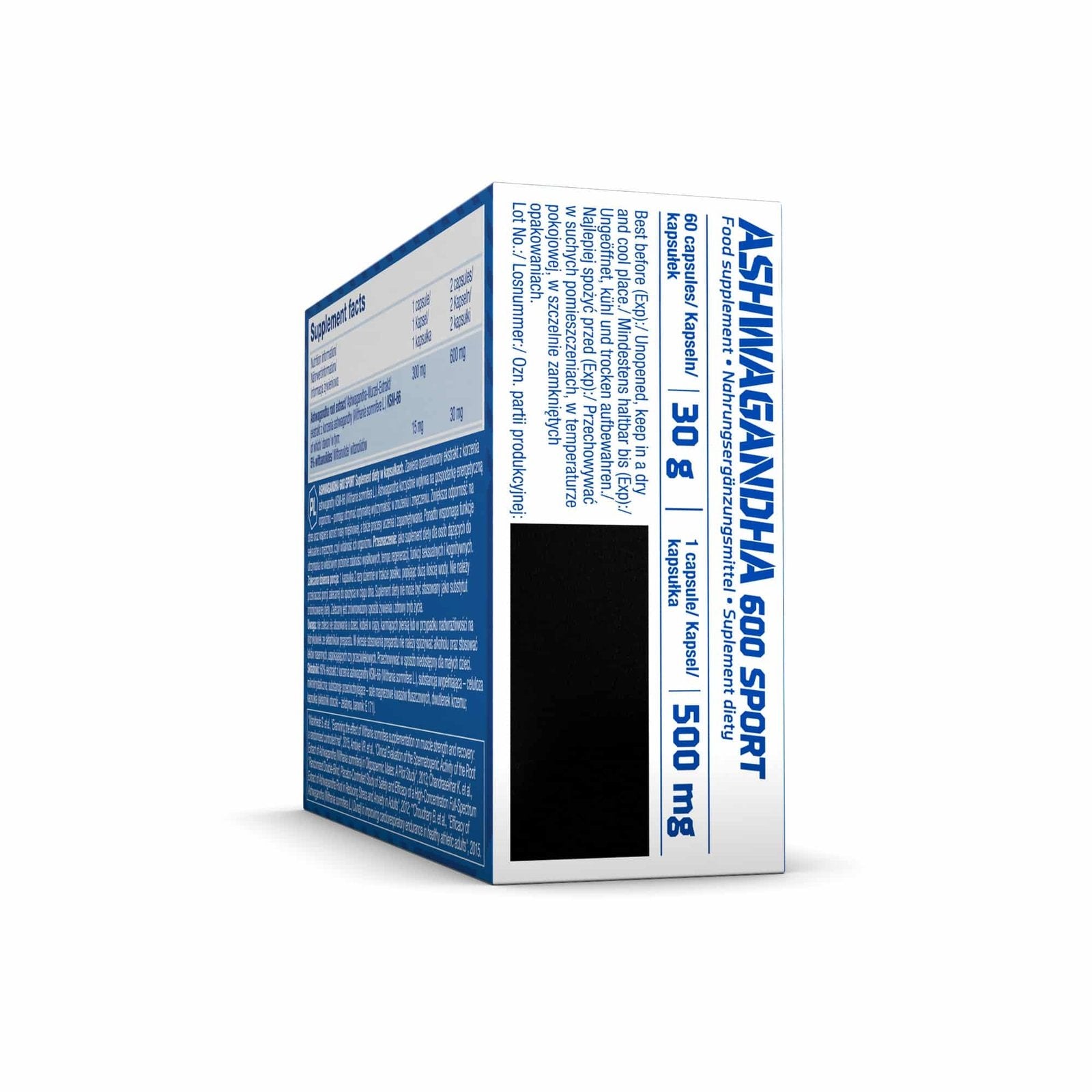 Olimp Ashwagandha 600 Sport KSM-66 60 kaps kaina akcija sonas