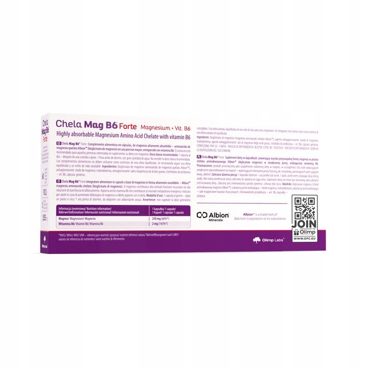 Olimp Chela-Mag B6® Forte 60 caps sudetis