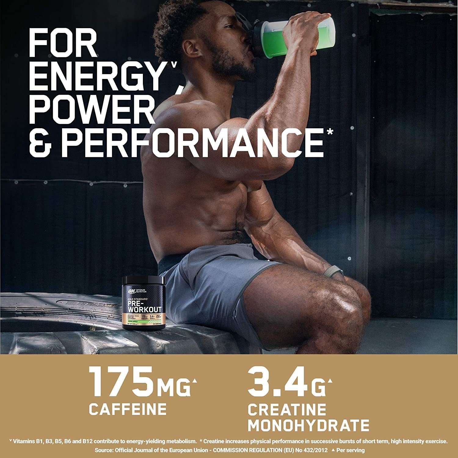 Optimum-Nutrition-Gold-Standard-Pre-Workout-330g-30-Servings-price-drinking
