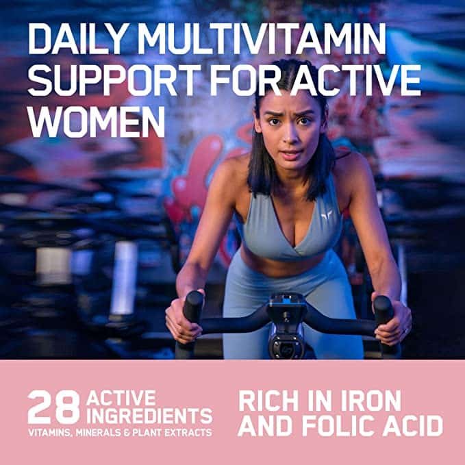 Optimum nutrition opti Women 60 capsules banner