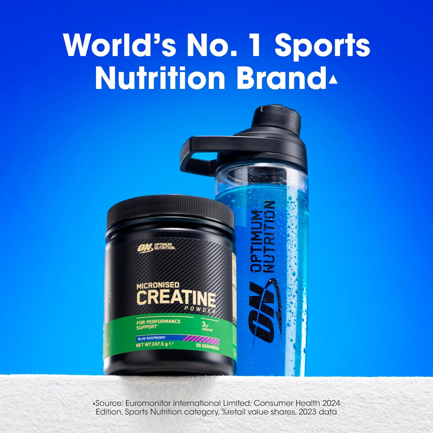 Optimum Nutrition mikronizuoti kreatino milteliai 247.5 g