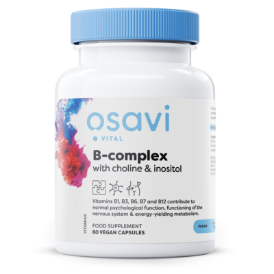 Osavi B-Complex with Choline & Inositol - 60 vegan capsules