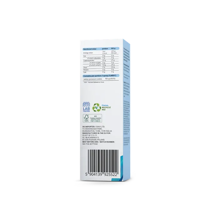 Osavi Iodine 150 µg, liquid price in a box
