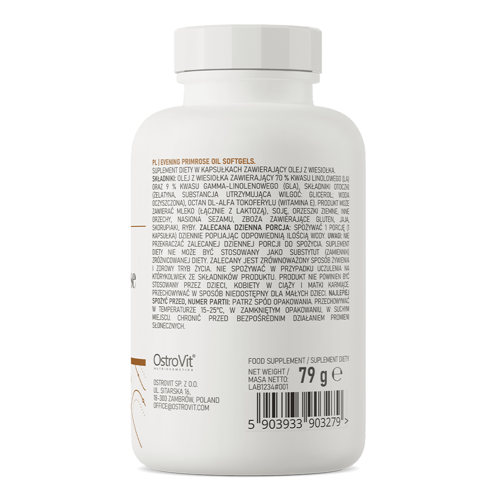 OstroVit Evening Primrose Oil 60 caps sudetis