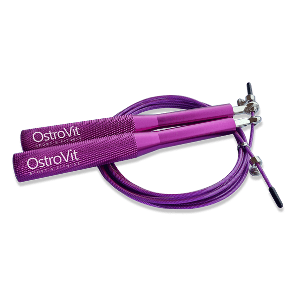 OstroVit-Metal-Skipping-Rope-3-m-violetine-sokdyne-kaina