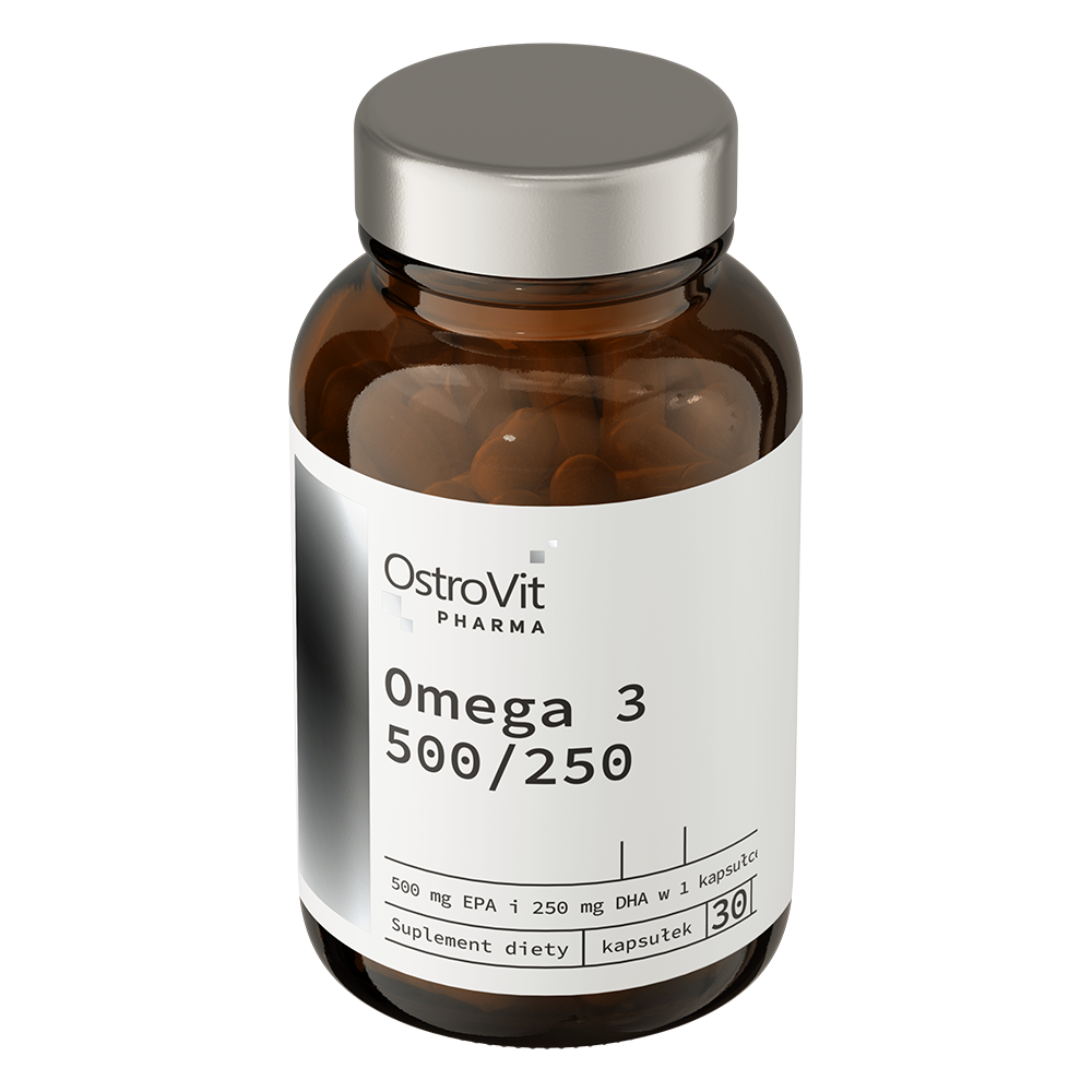 Buy OstroVit Pharma Omega 3 500 - 250 30 softgels