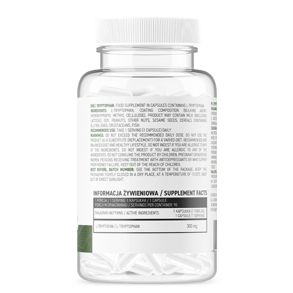 OstroVit Tryptophan VEGE 90 caps sudetis