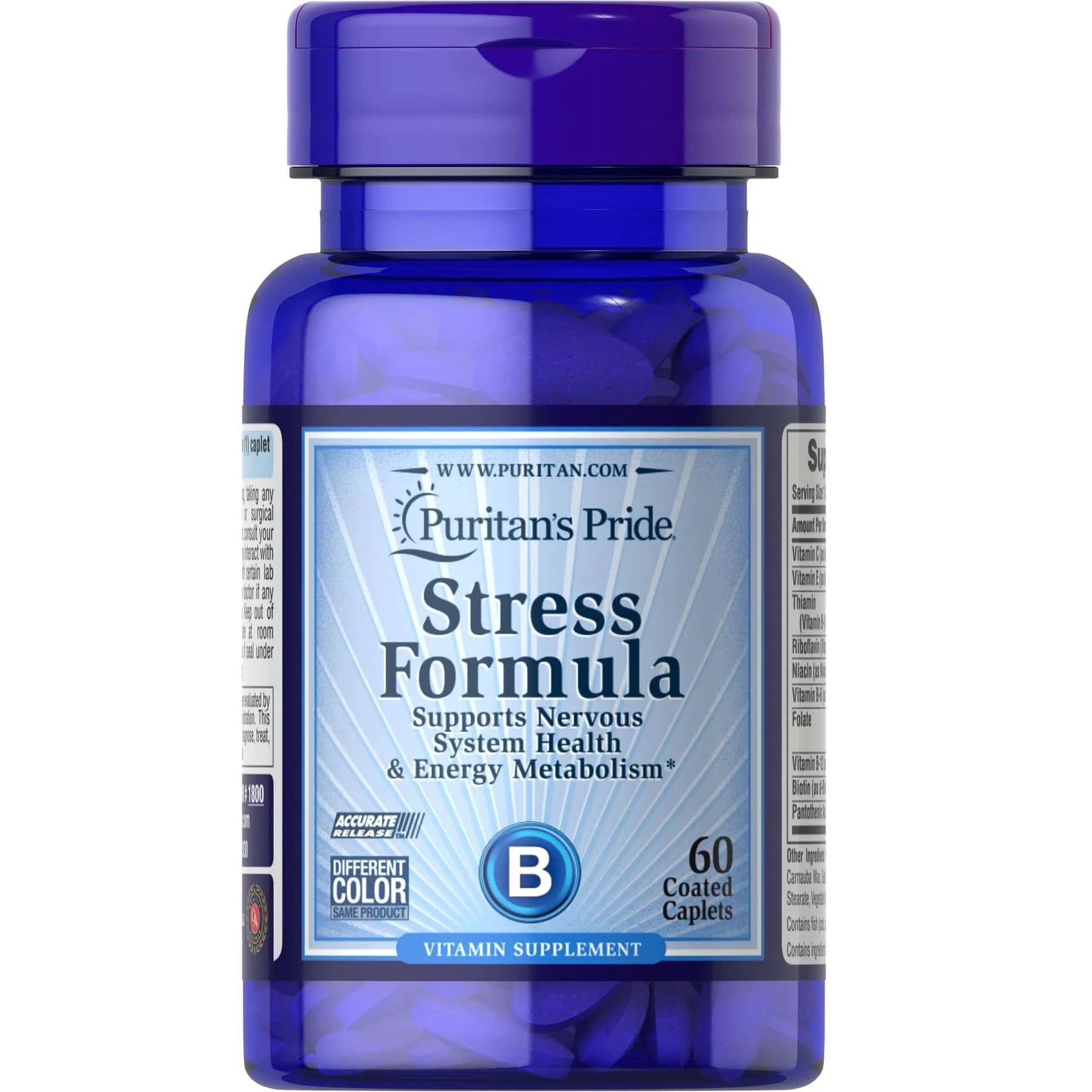 Puritan’s Pride Formuła na stres – 60 kapsułek