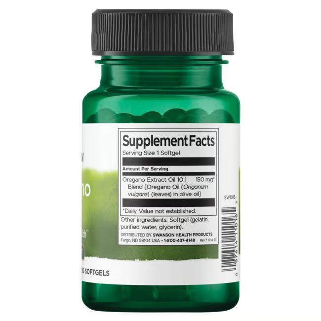 Oregano (oregano) extract N120 SW1016 composition