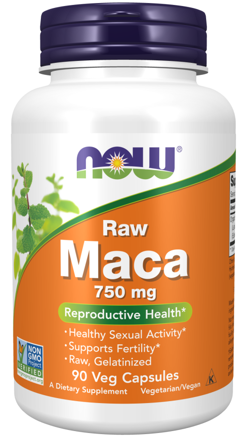 Raw Maca 750 mg 90 Veg Capsules kaina