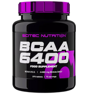 Scitec BCAA 6400 - 375 tab kaina
