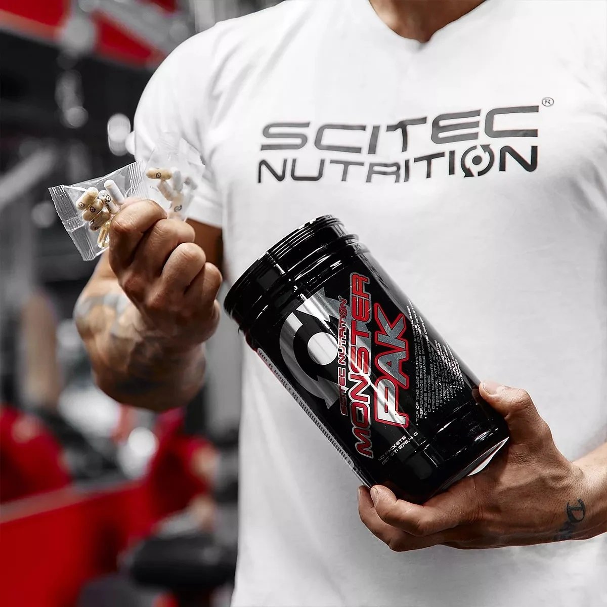 scitec monster pak kaina