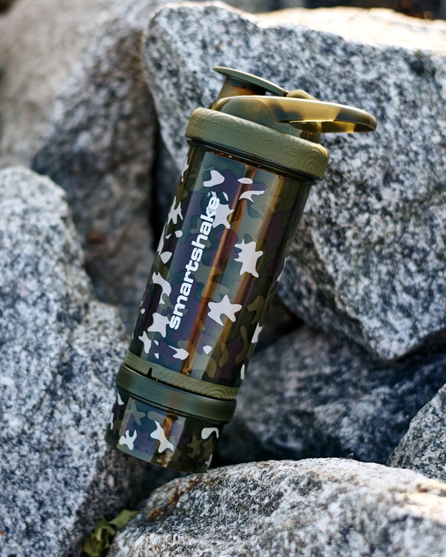 SmartShake Revive Series, Camo Green- 750 ml. consumption