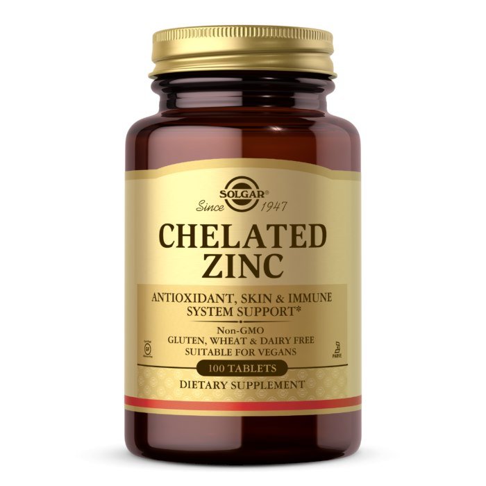 SOLGAR Chelated Zinc (100 tablets)