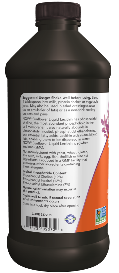 Sunflower liquid lecithin promotion