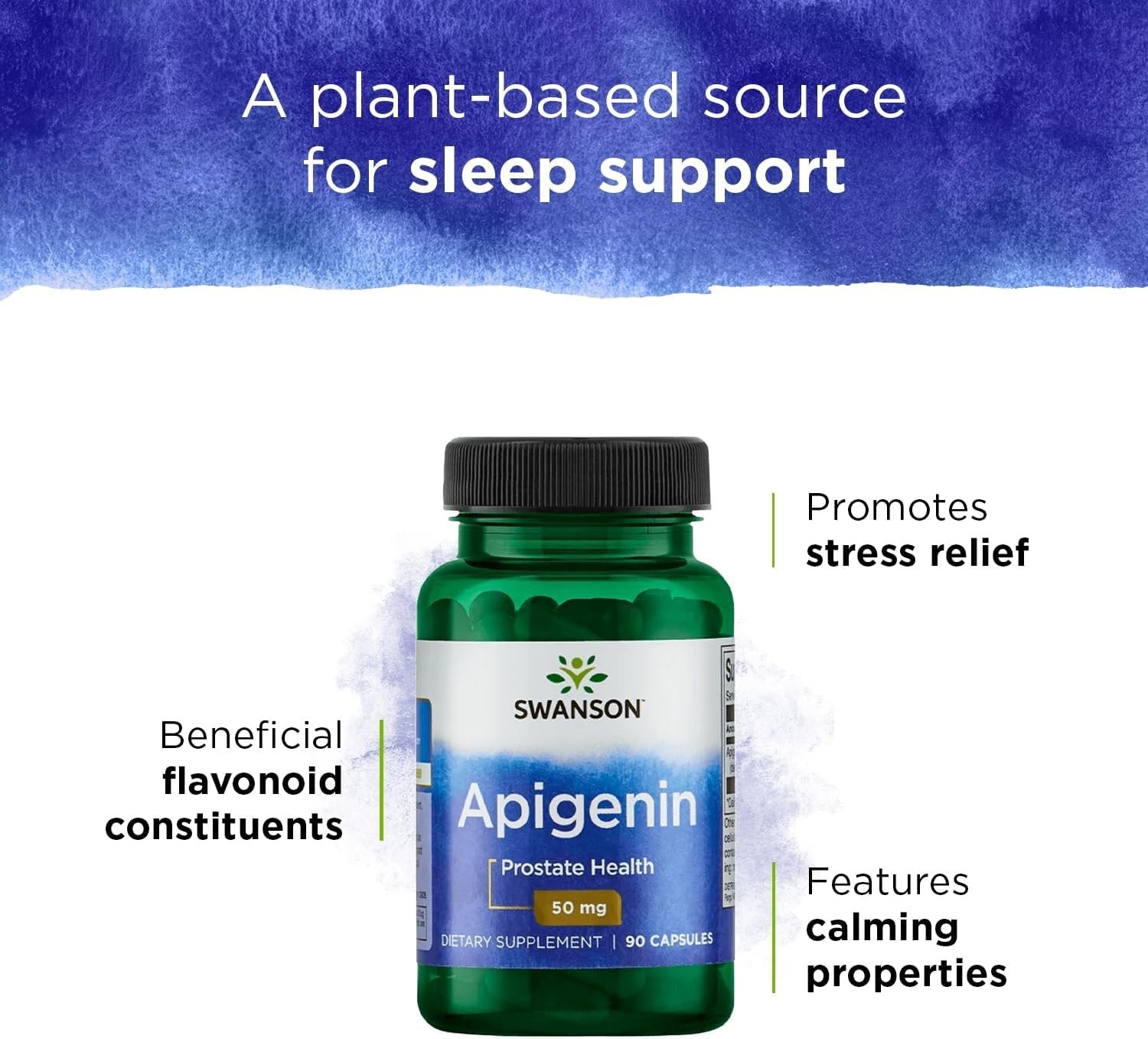 Use of Swanson Apigenin 50mg – 90 caps