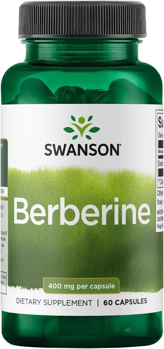 Swanson Berberine, 400mg - 60 caps kaina