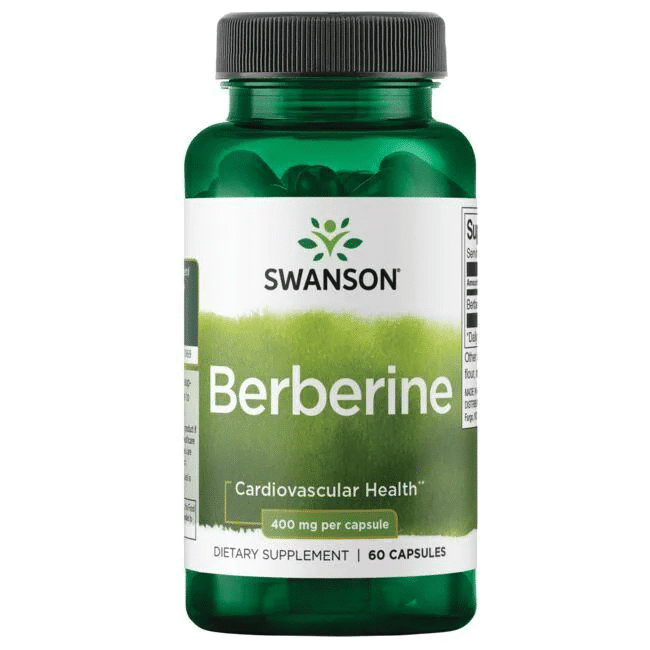 Swanson Berberine, 400mg - 60 caps kaina