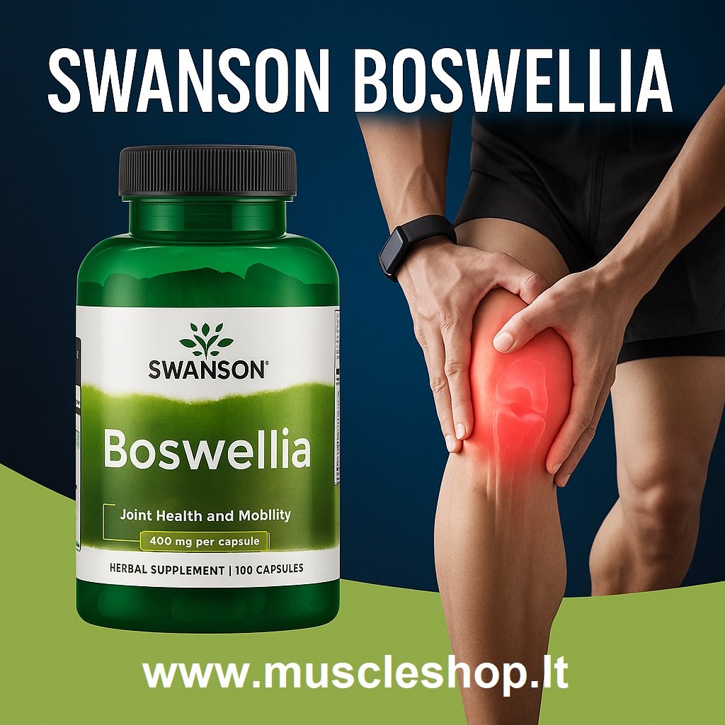 Swanson Boswellia 400 mg 100 Caps Banner